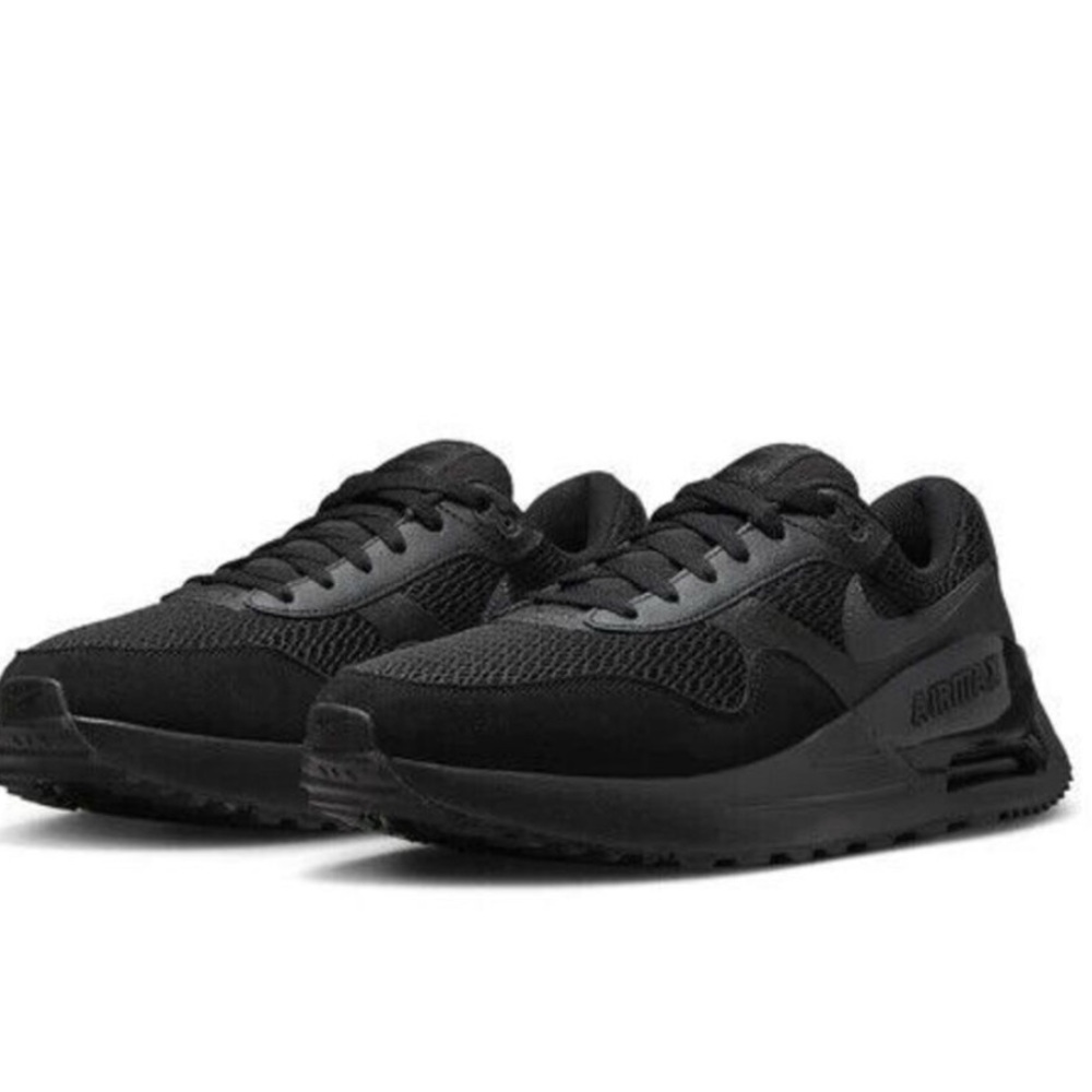 Nike Air Max SYSTM DM9537-004 Sneakers Men's 8 Black Low Top Running Shoes X1221
